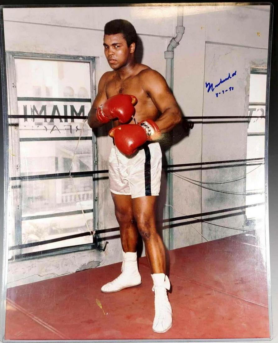 Muhammad Ali Signed and Inscribed 16x20 Photo (1 of 5)