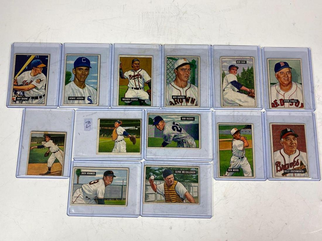 1951 Bowman Baseball Card Lot (1 of 6)