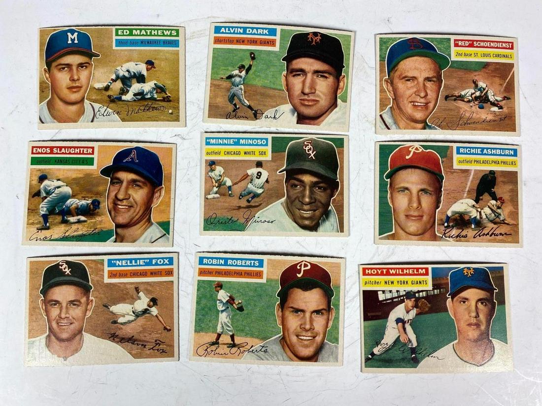 1956 Topps Baseball Stars and HOF'ers NRMT (1 of 4)