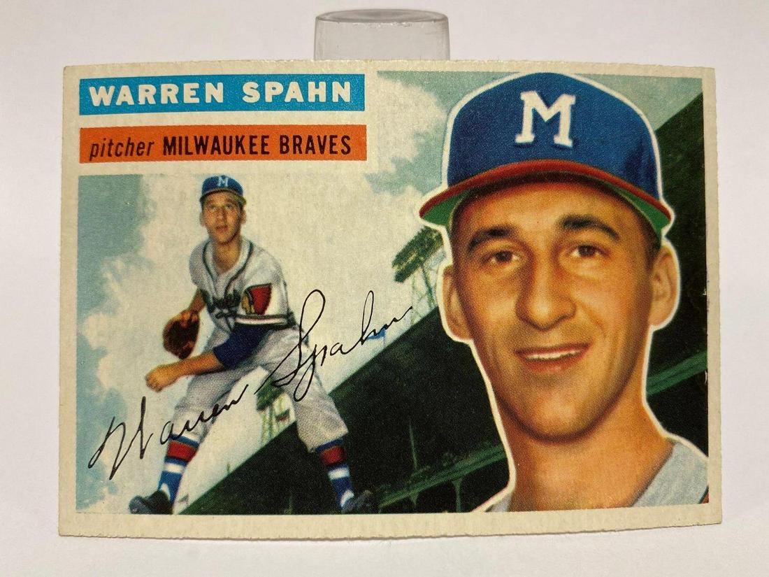 1956 Topps #10 Warren Spahn Braves NRMT+ (1 of 5)