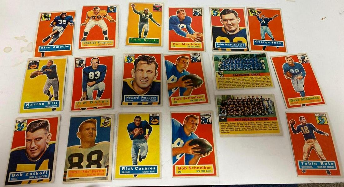 1956 Topps Football Card Lot (66) (1 of 6)