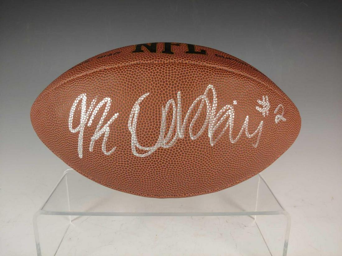 JK Dobbins Autographed Football PSA/DNA Ohio State (1 of 7)