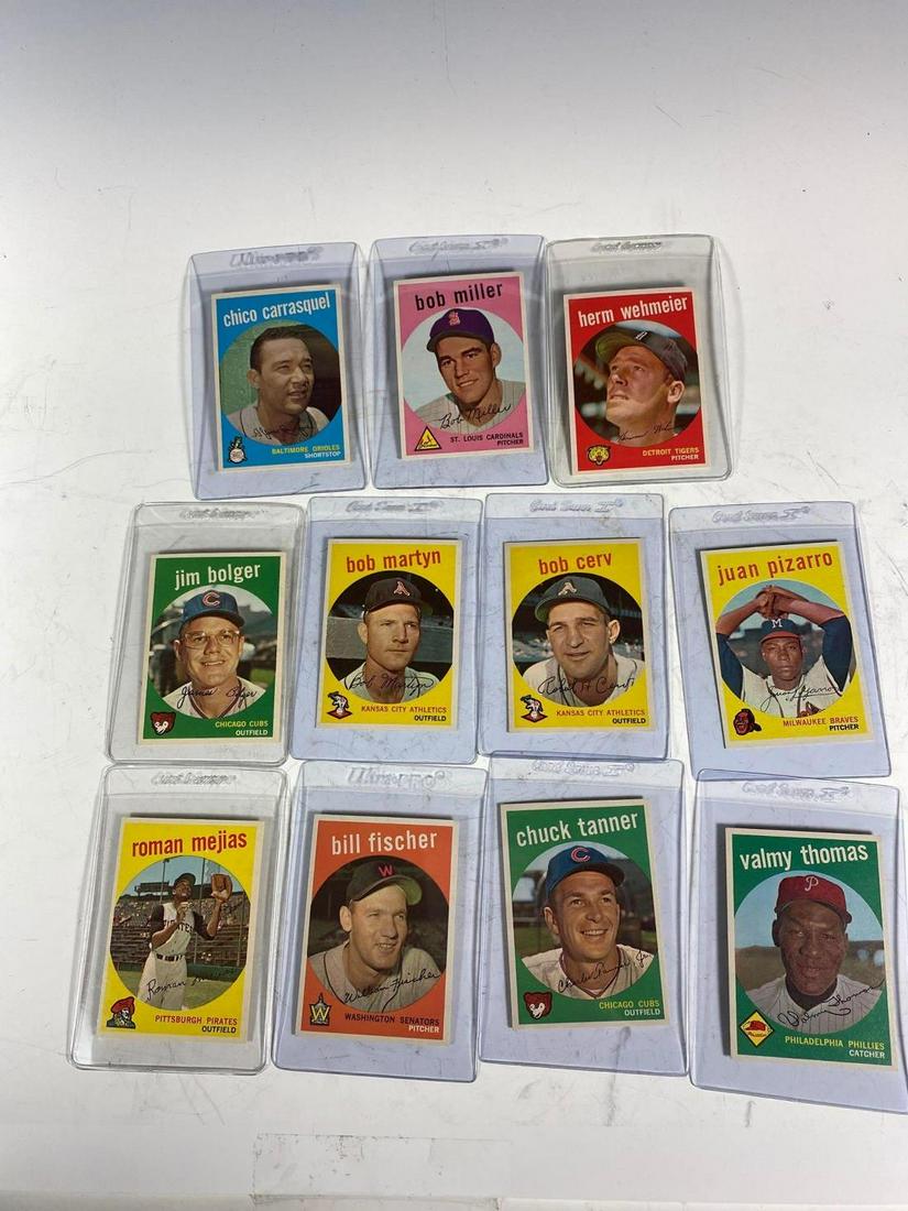 1959 Topps Baseball Card NRMT Lot (11) (1 of 14)
