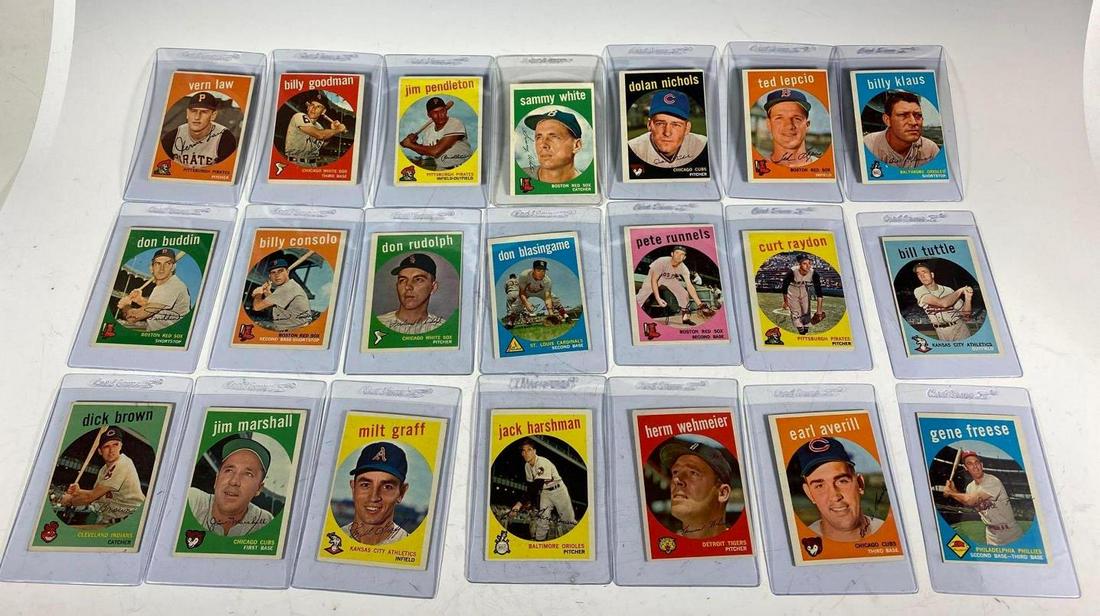 1959 Topps Baseball Card Lot (46) (1 of 12)