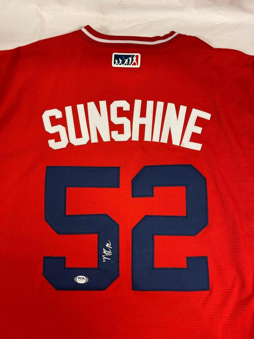 Mike Clevinger Autographed Cleveland Indians Nickname (1 of 8)