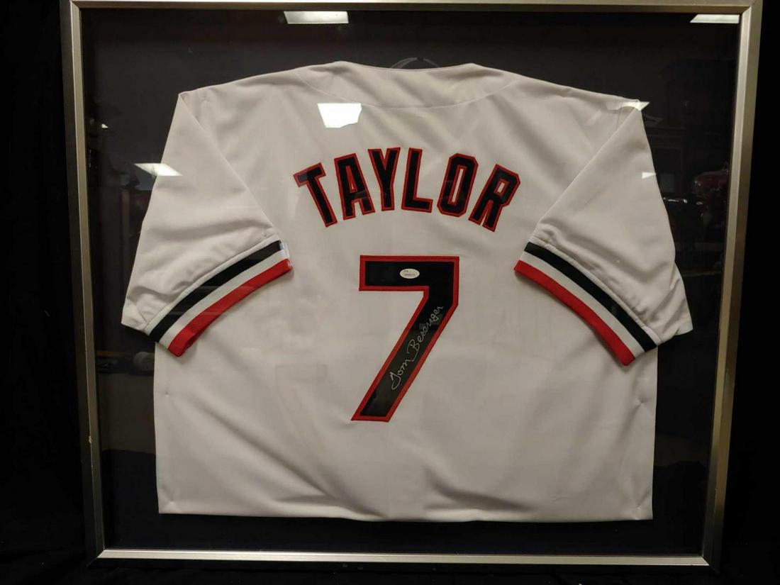 Tom Bereregan Autographed Cleveland Indians Jake Taylor (1 of 7)