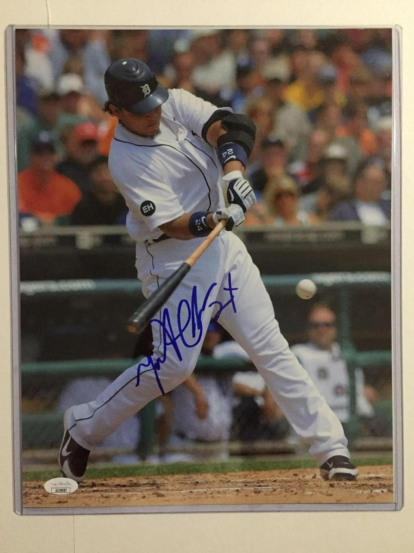 Miguel Cabrera Autographed 11x14 Photo JSA (1 of 3)