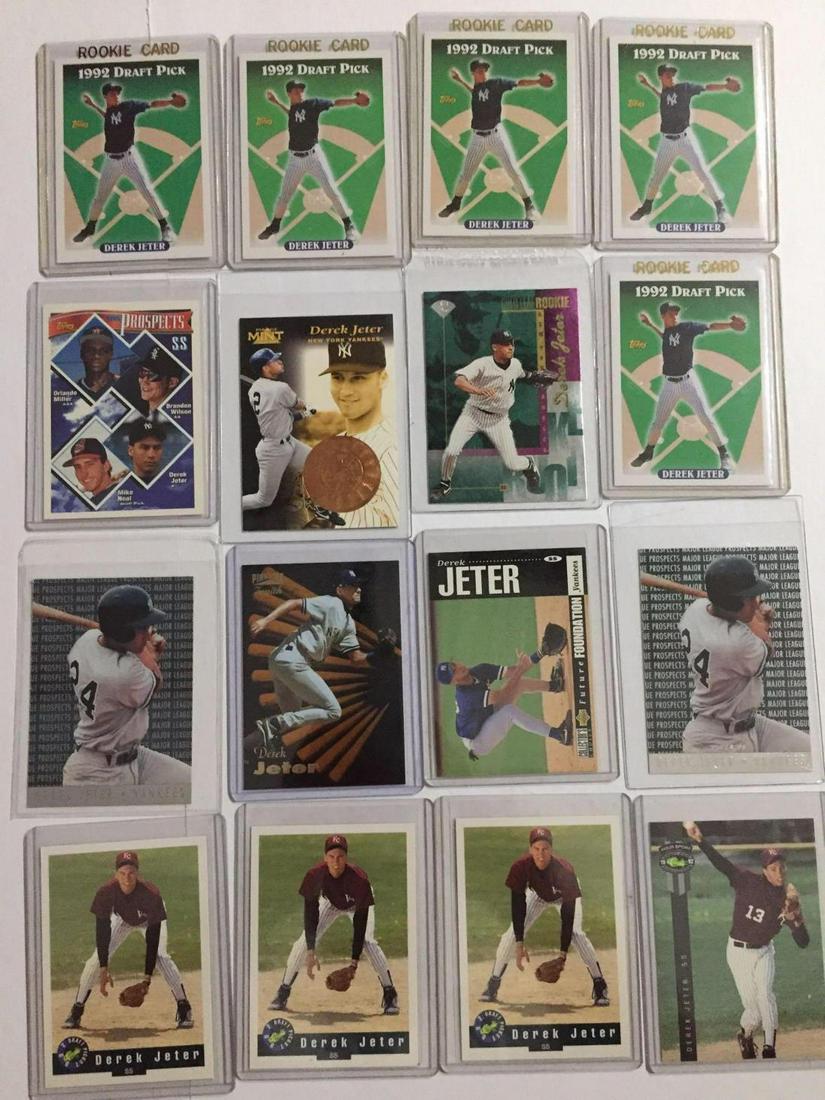 Derek Jeter Rookie Baseball Card Lot (1 of 5)