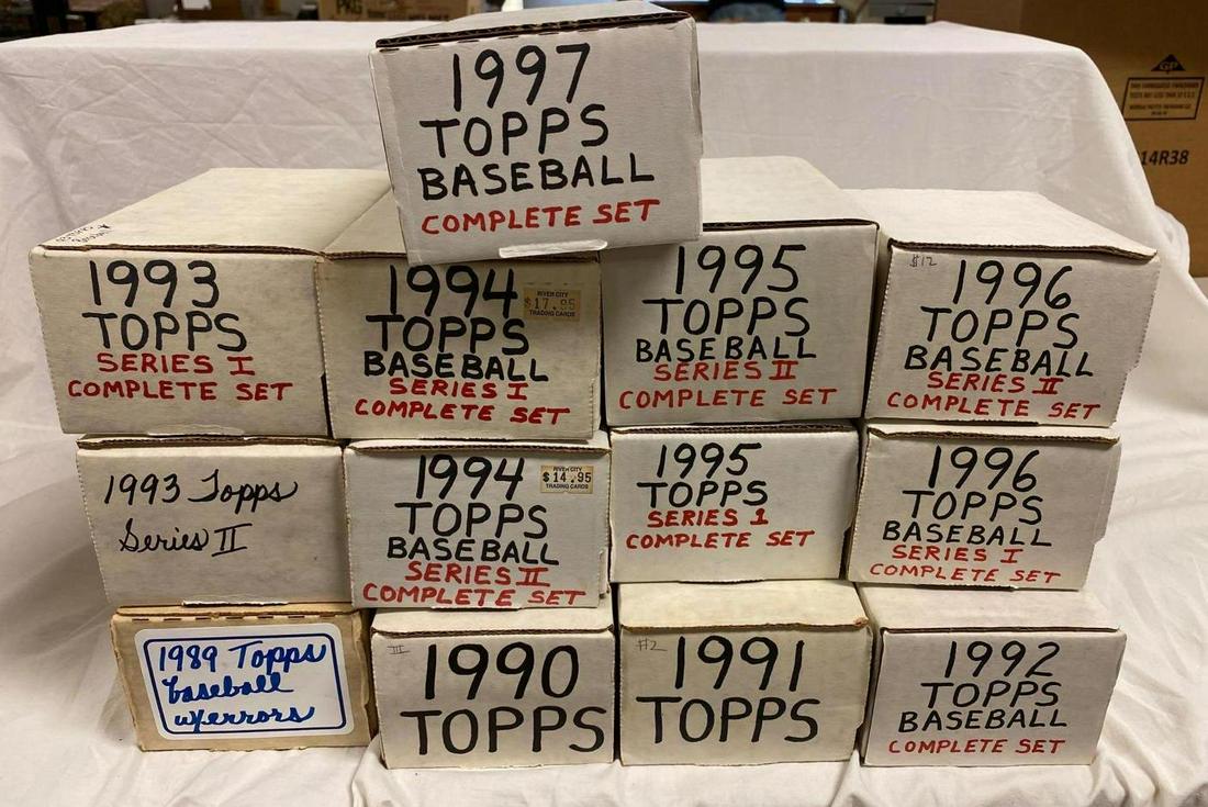 1989-1997 Baseball Card Complete Set Collection (1 of 7)
