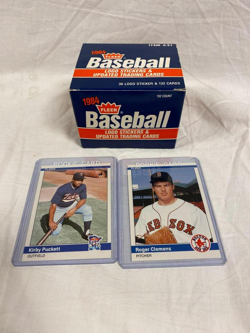 1984 Fleer Update Set w/ Roger Clemens and Kirby (1 of 4)