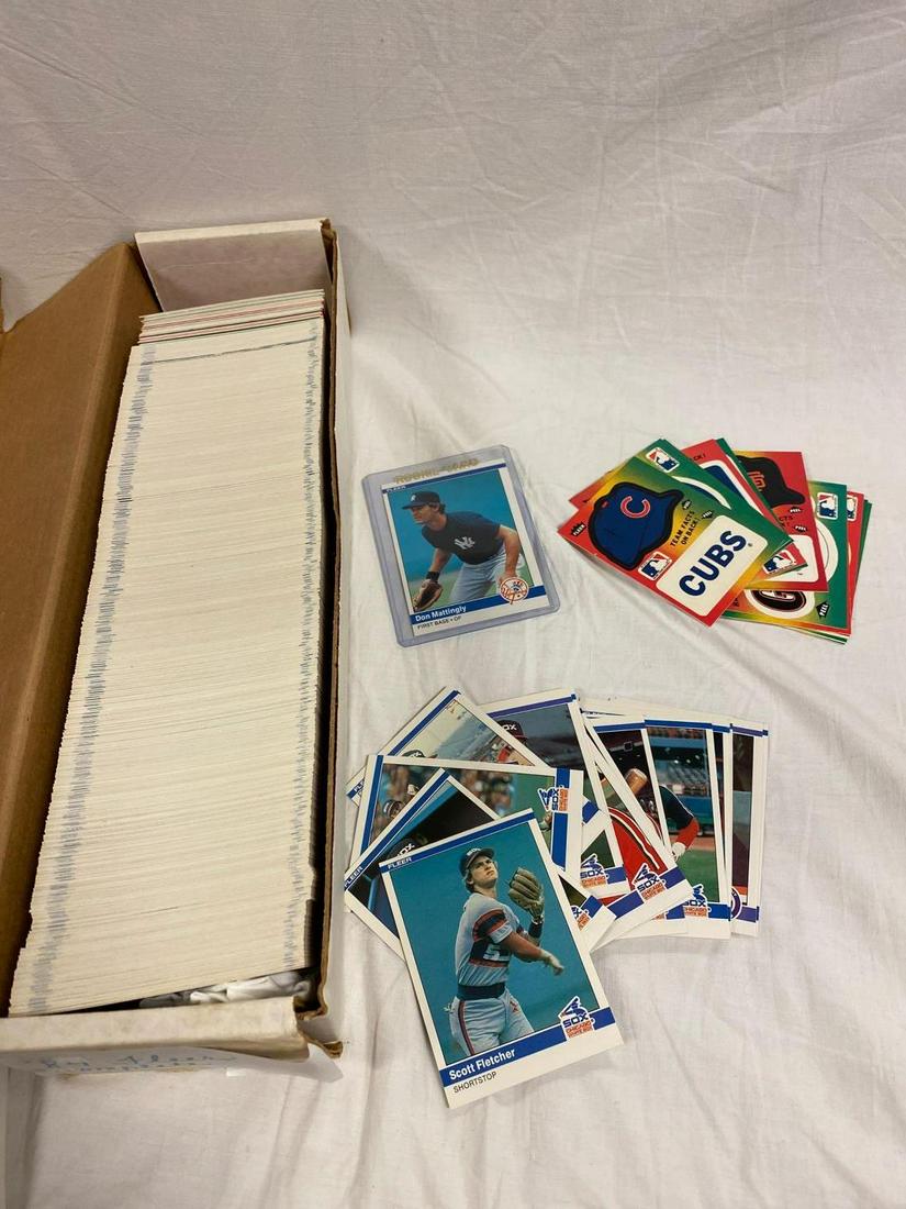 1984 Fleer Baseball Card Complete Set w/ Don Mattingly (1 of 5)