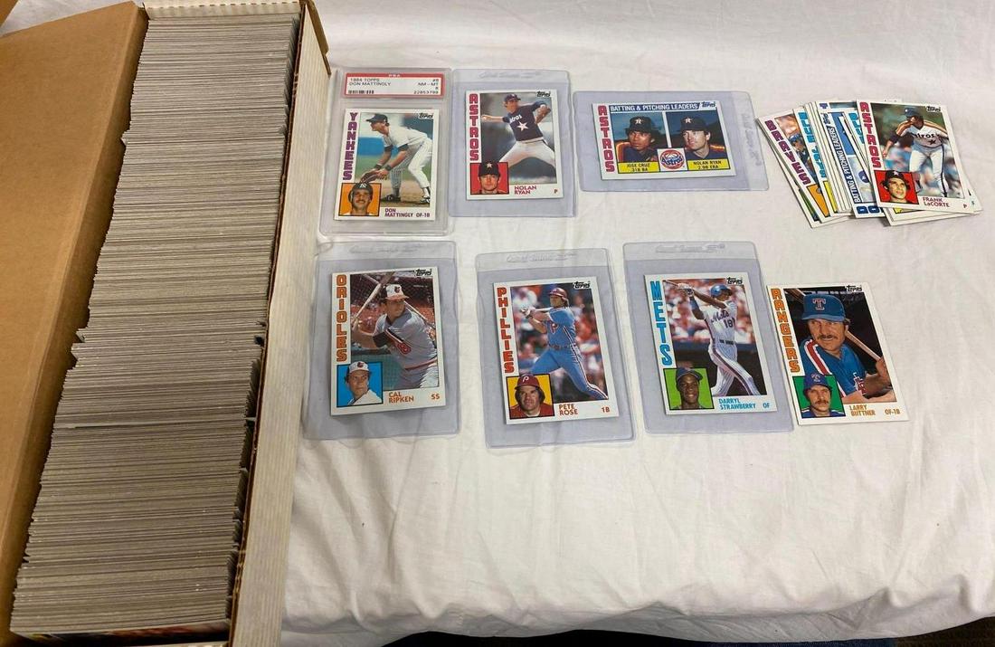 1984 Topps Baseball Card Complete Set Don Mattingly (1 of 9)