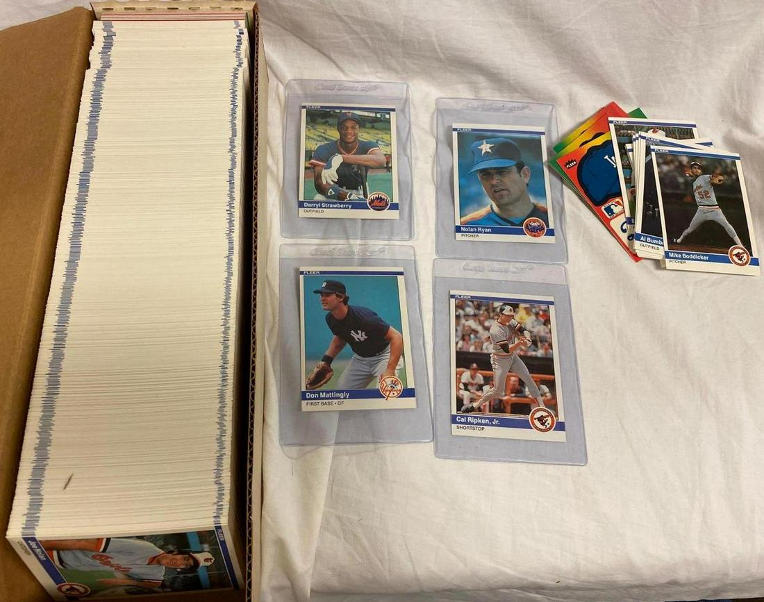 1984 Fleer Baseball Card Complete Set w/ Don Mattingly (1 of 5)