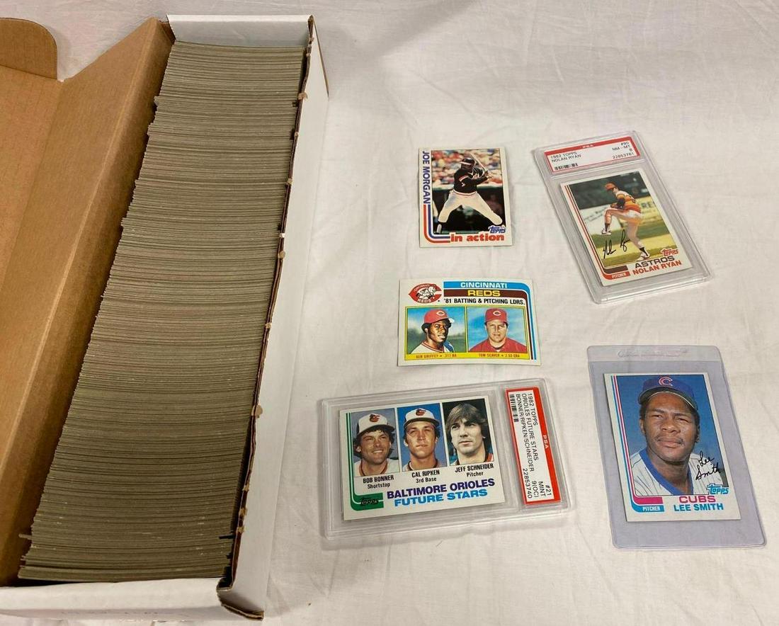 1982 Topps Baseball Card Complete Set w/ PSA Ripken (1 of 4)