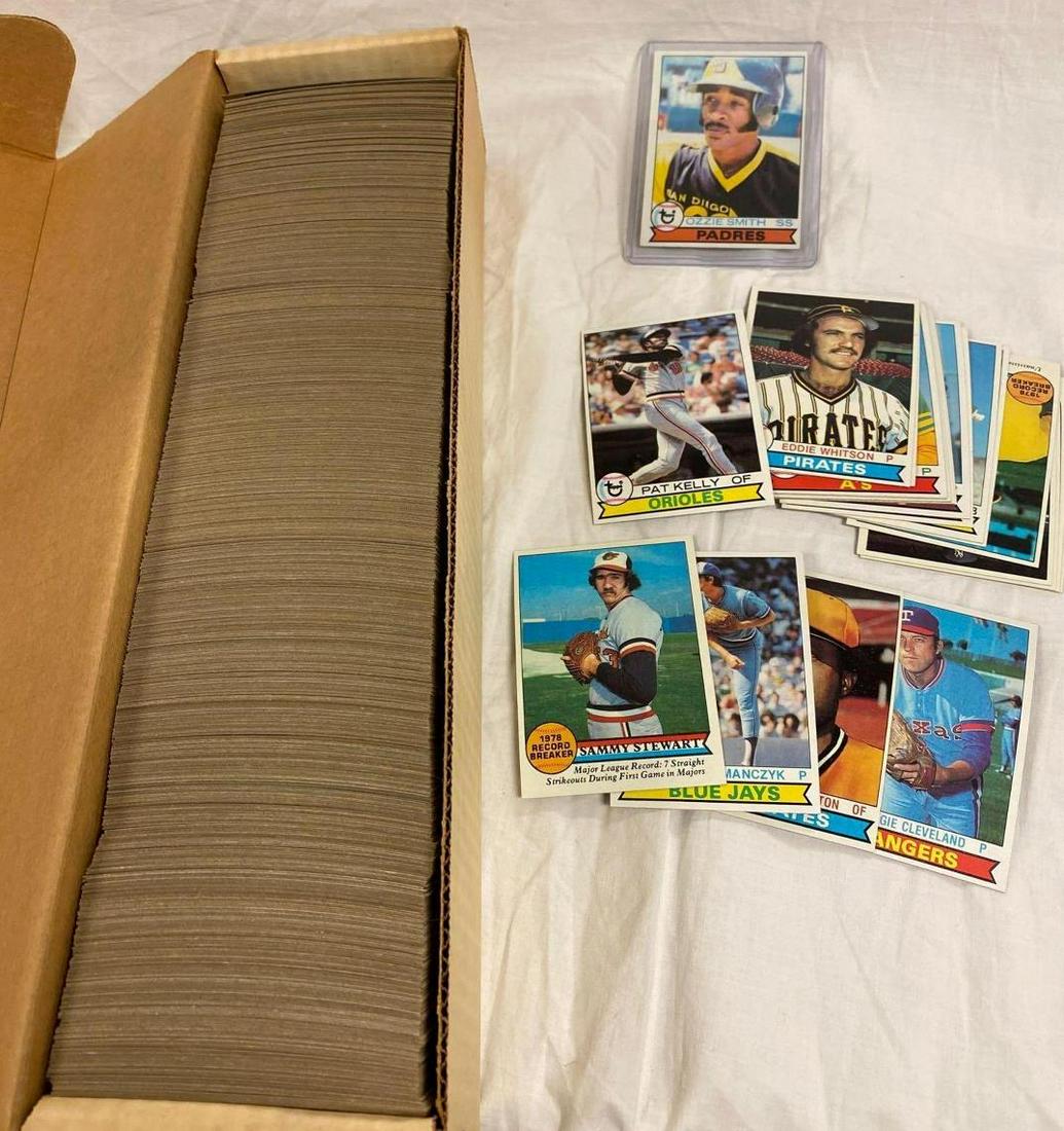 1979 Topps Baseball Card Complete Set Ozzie Smith (1 of 3)