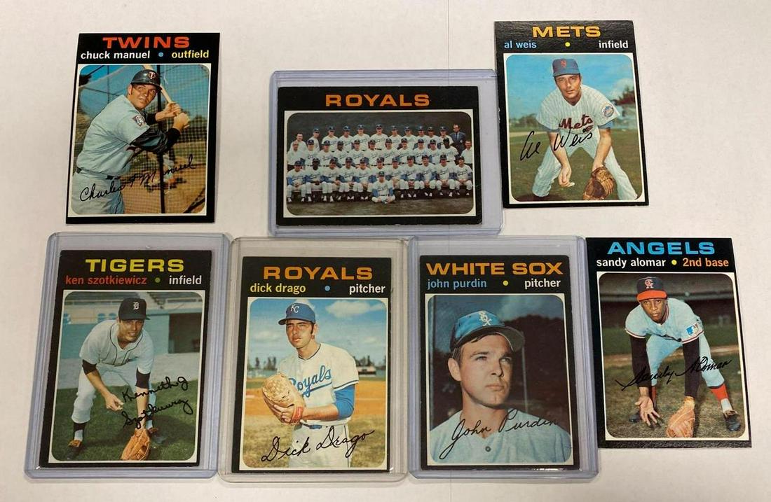1971 Topps Baseball Card High Number Lot of (7) (1 of 8)