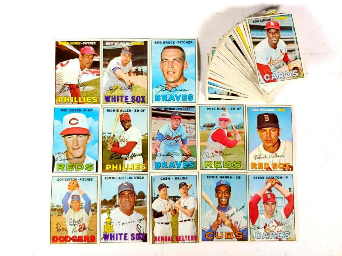 (73) 1967 Topps Baseball Stars, Hof'ers, Semi-Stars and (1 of 10)
