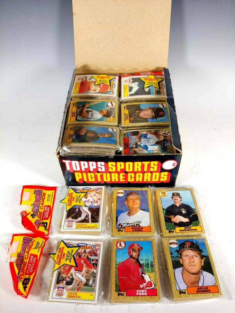 1987 Topps Baseball Card Unopened Rack Pack Box (1 of 14)