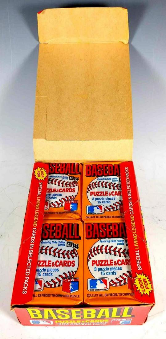 1984 Donruss Baseball Card Unopened Wax Box (1 of 8)