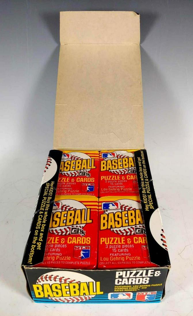 1985 Donruss Baseball Card Unopened Wax Box (1 of 8)