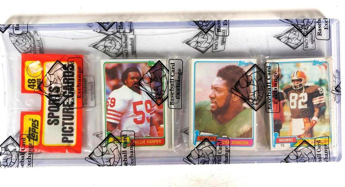 1981 Topps Football Card Unopened Rack Pack BCE (1 of 6)