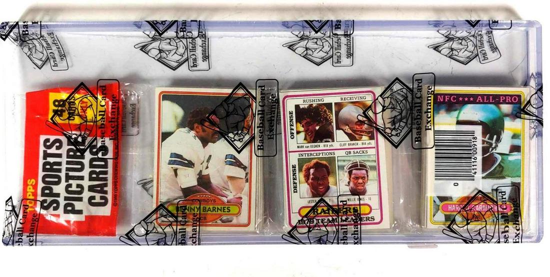 1980 Topps Football Card Unopened Rack Pack BCE (1 of 6)