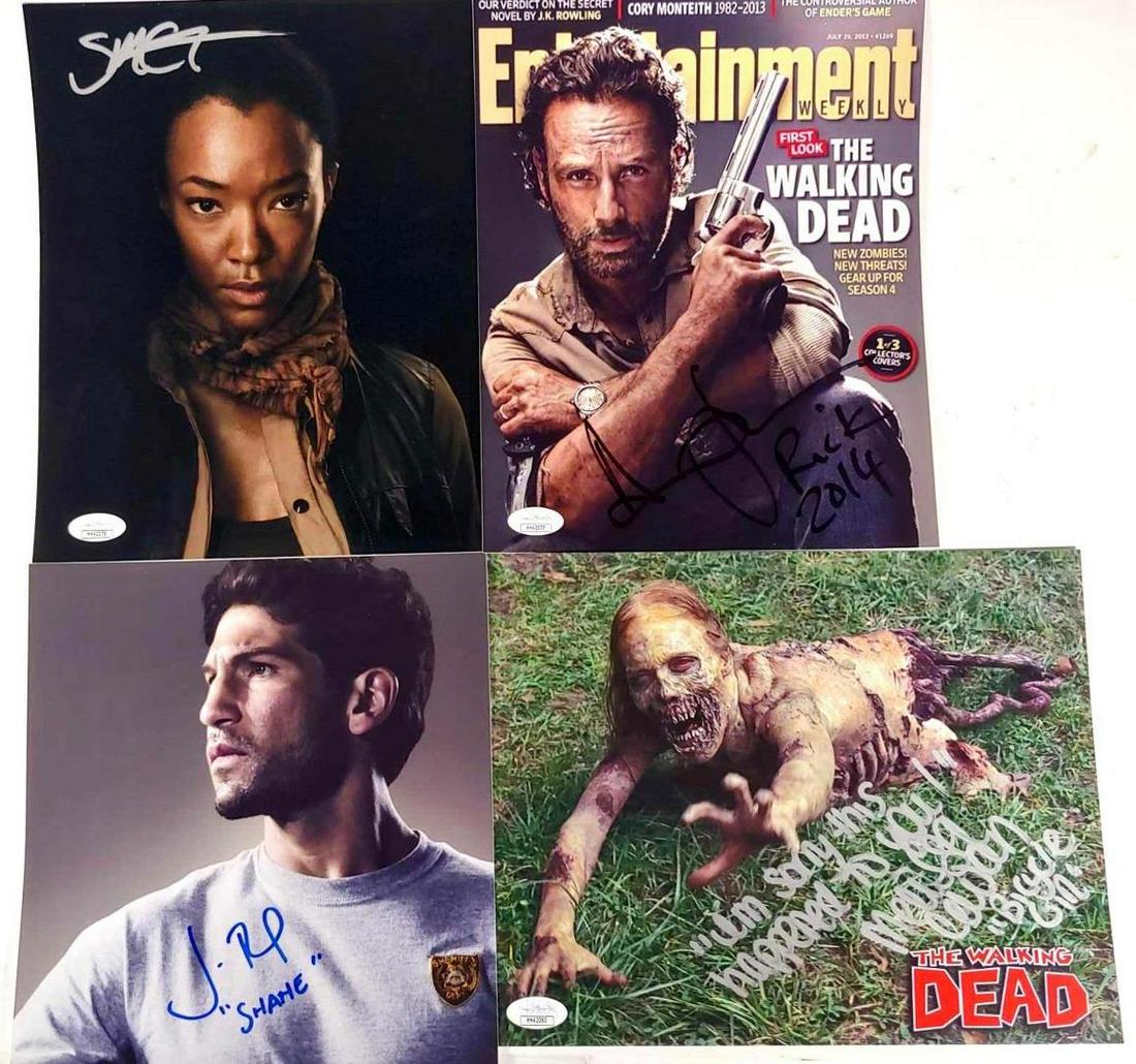 The Walking Dead Autographed 8"x10" Photos with (1 of 14)