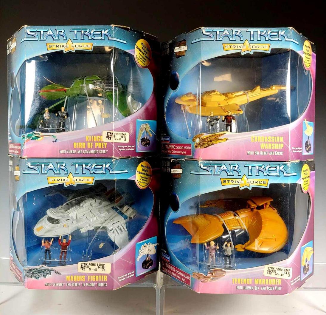4 Platmates Star Trek Strike Force Action Figures NIB (1 of 12)