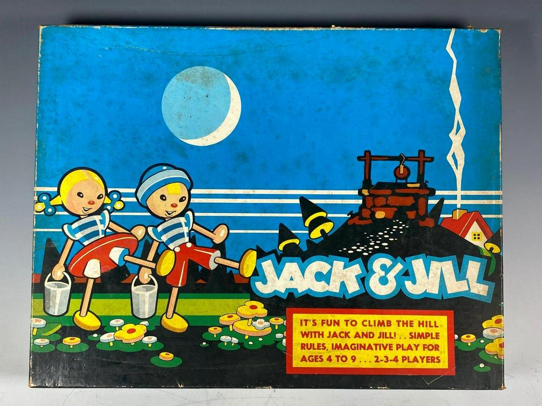 Vintage 1956 Jack & Jill Board Game by Cadaco: A product of Cadaco Ellis Jack & Jill vintage 1956 game. In very good condition, see photos. Â