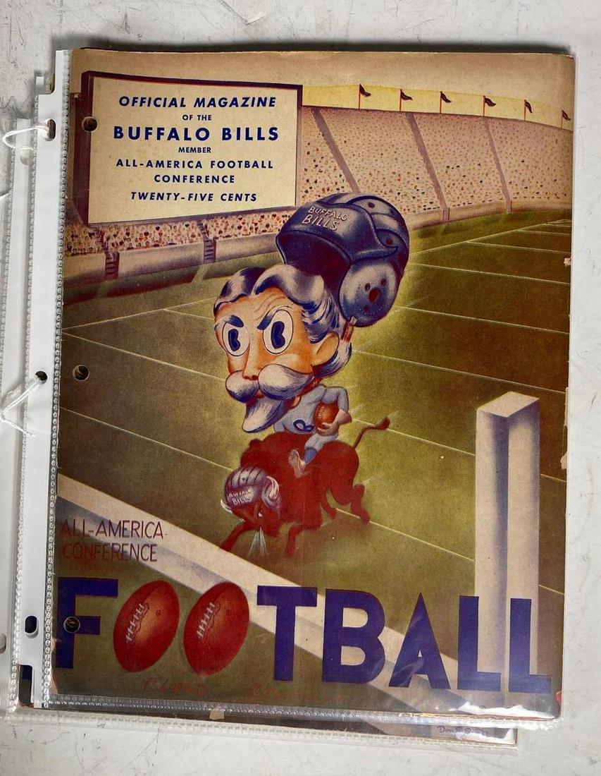 1948 Buffalo Bills HOME Game Programs AAFC (1 of 8)