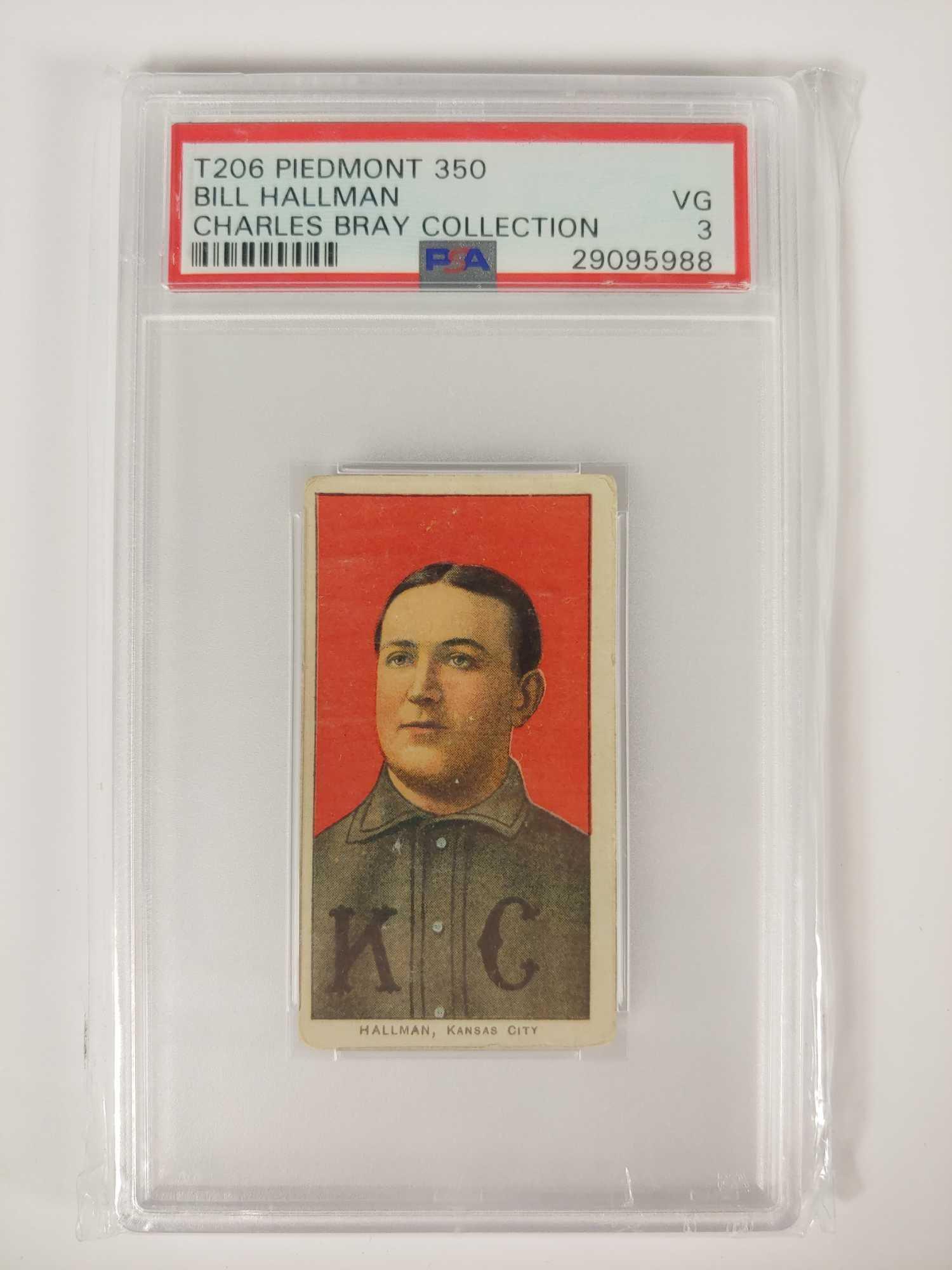 PSA 3 Bill Hallman T206 Piedmont (1 of 4)