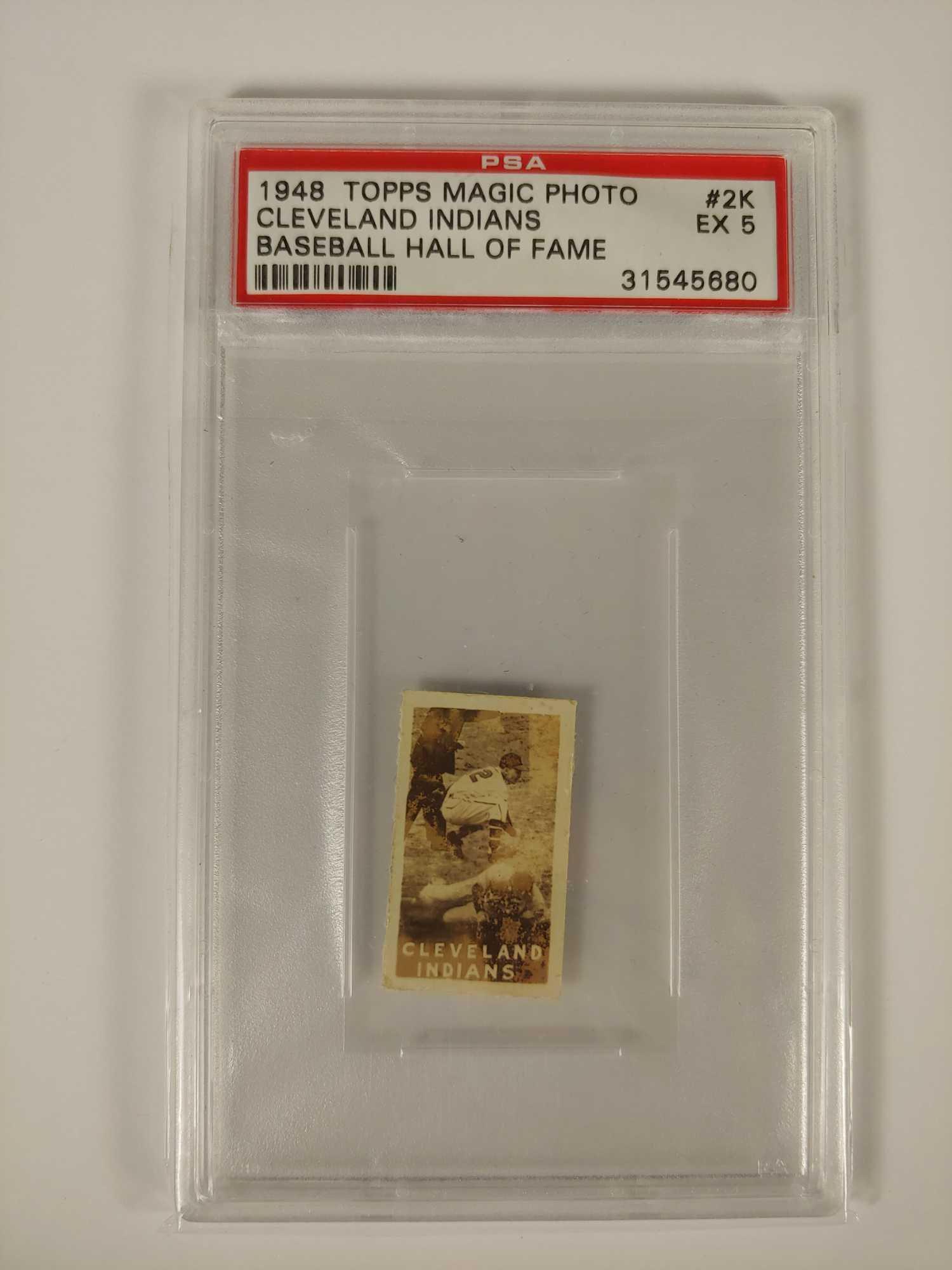 1948 Topps Magic Photo Indians PSA 5 (1 of 5)