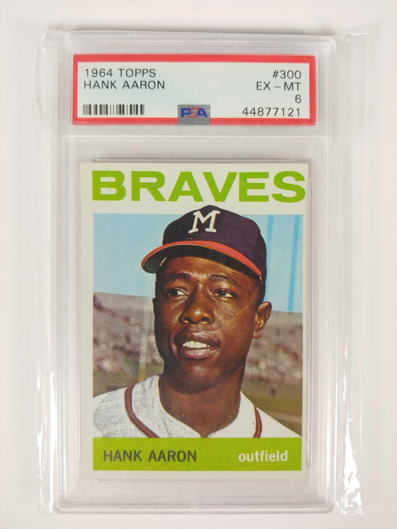 1964 Topps #300  Hank Aaron PSA 6 (1 of 4)