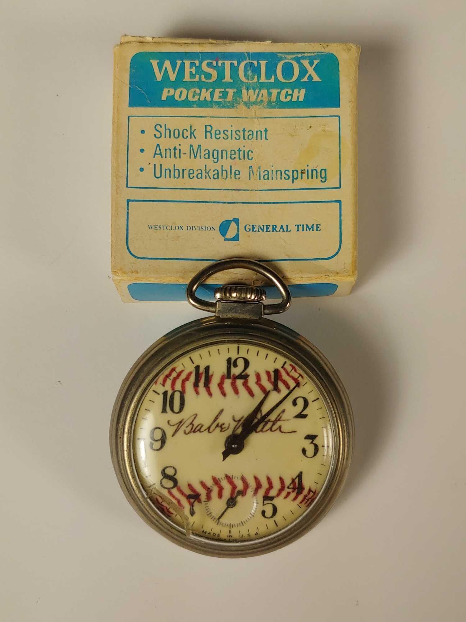 Possible Babe Ruth Club Pocket Watch Rare (1 of 6)