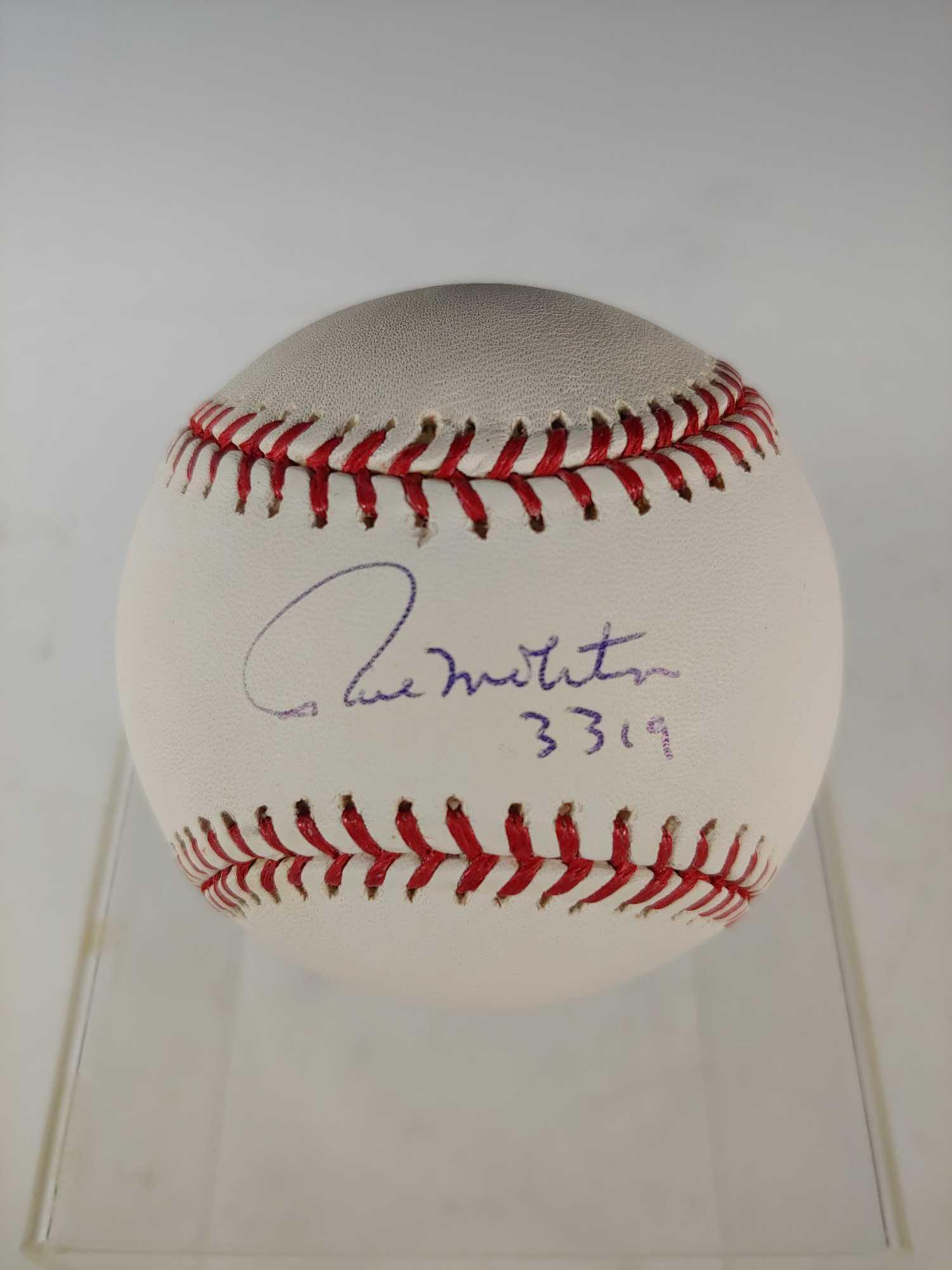 Paul Molitor Signed & Inscribed Baseball (1 of 4)