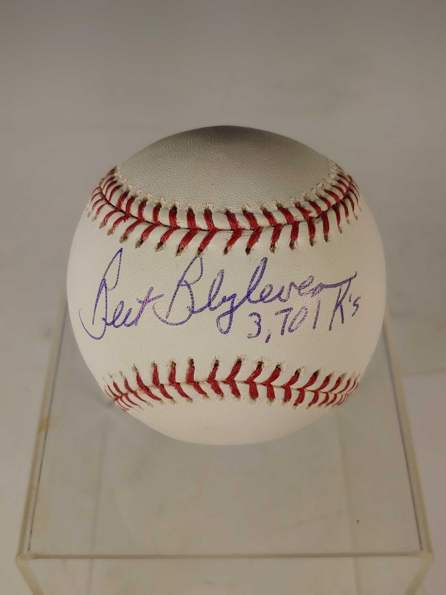 Bert Blyleven Signed & Inscribed Baseball (1 of 4)
