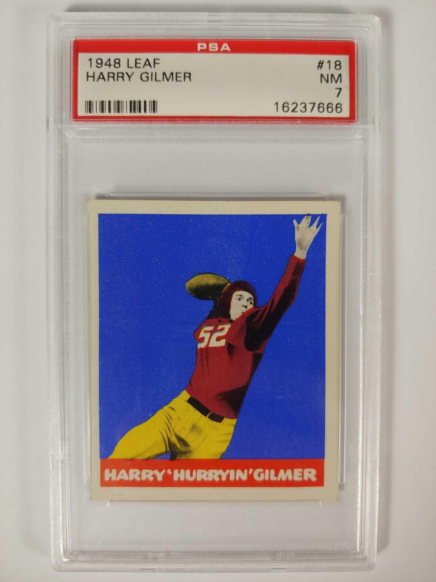 1948 Leaf Football Harry Gilmer PSA 7 (1 of 4)