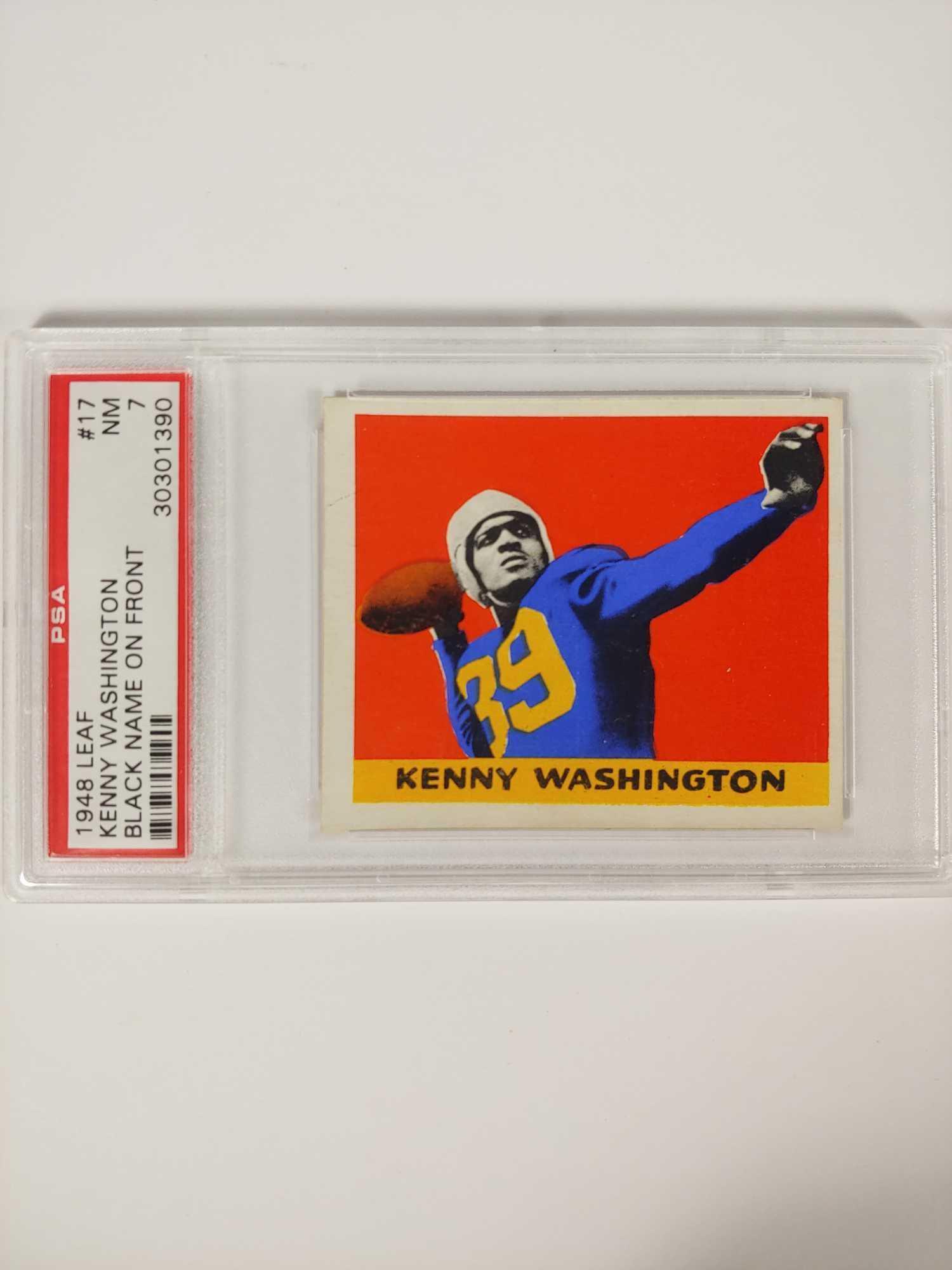 1948 Leaf Football #17 Kenny Washington PSA 7 (1 of 4)