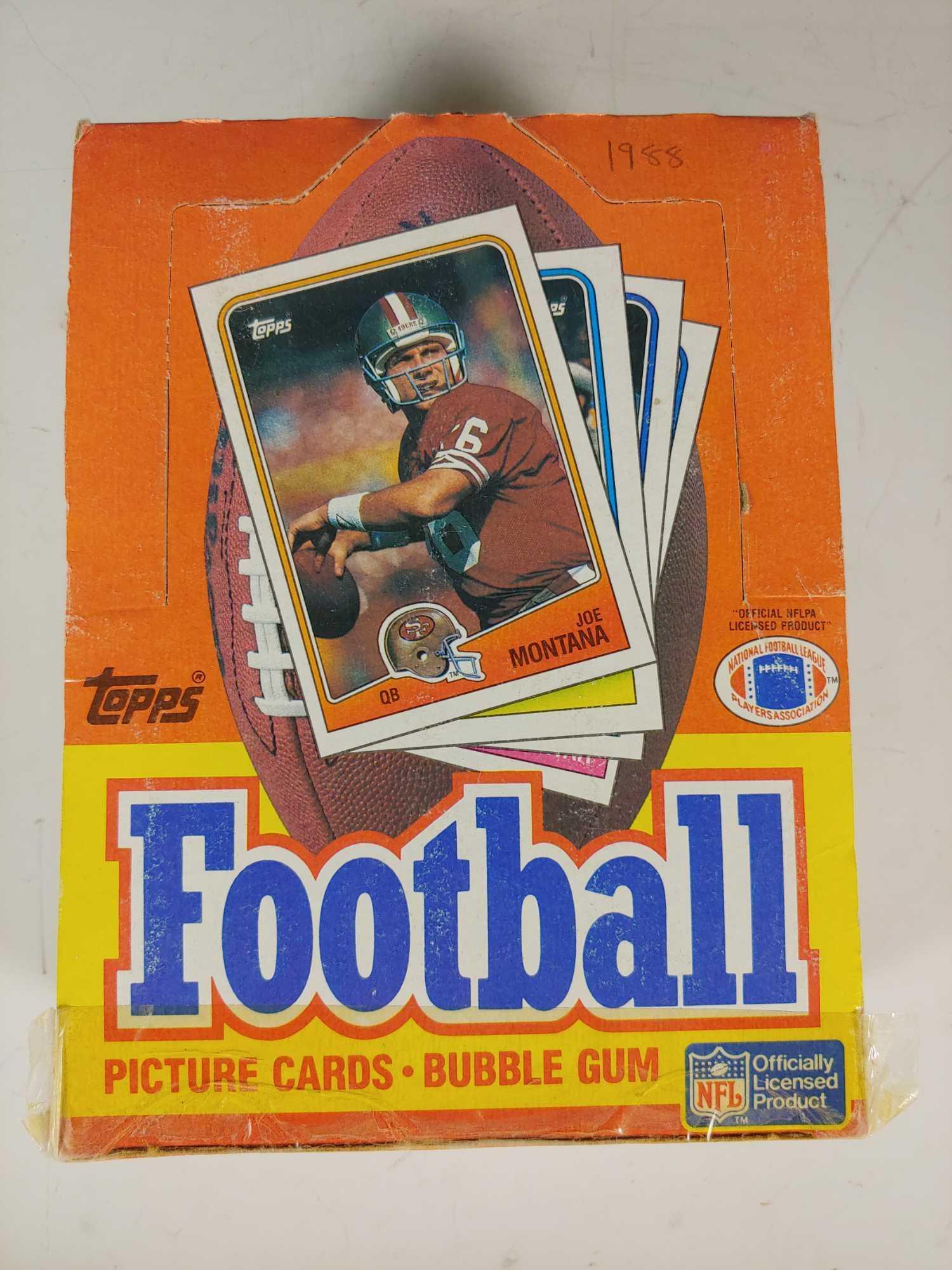 1988 Topps Football Card Wax Pack Box (1 of 5)