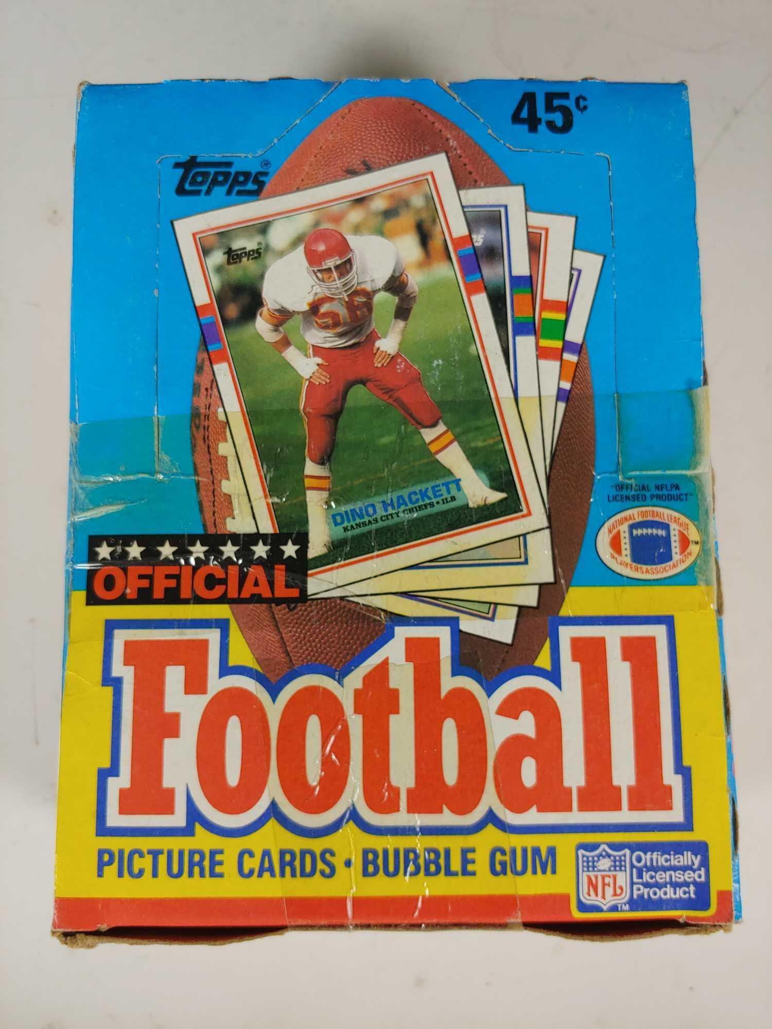 1989 Topps Football Wax Pack Box (1 of 5)