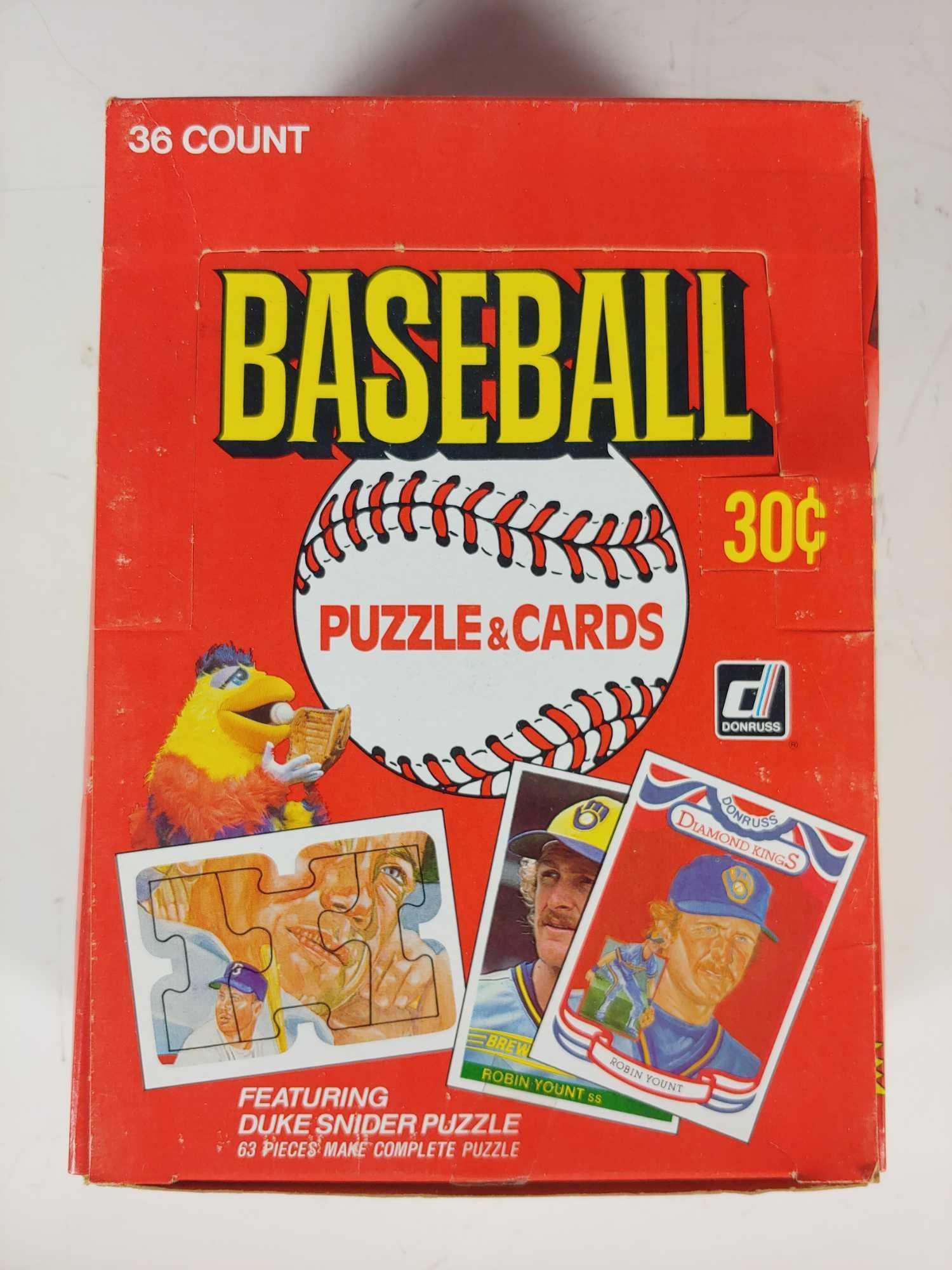 1984 Donruss Unopened Wax Pack Box (1 of 6)