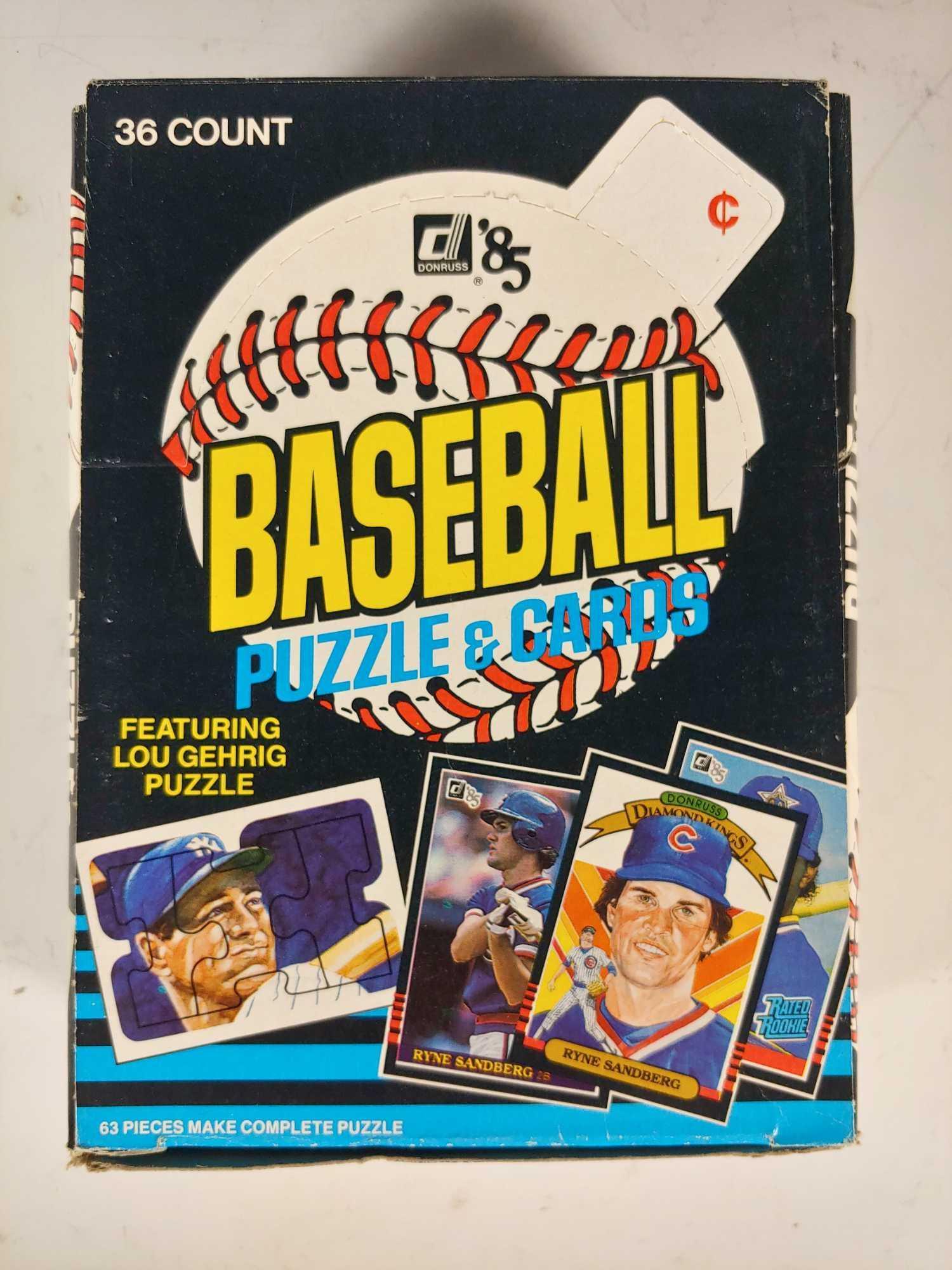 1985 Donruss Unopened Wax Pack Box (1 of 6)