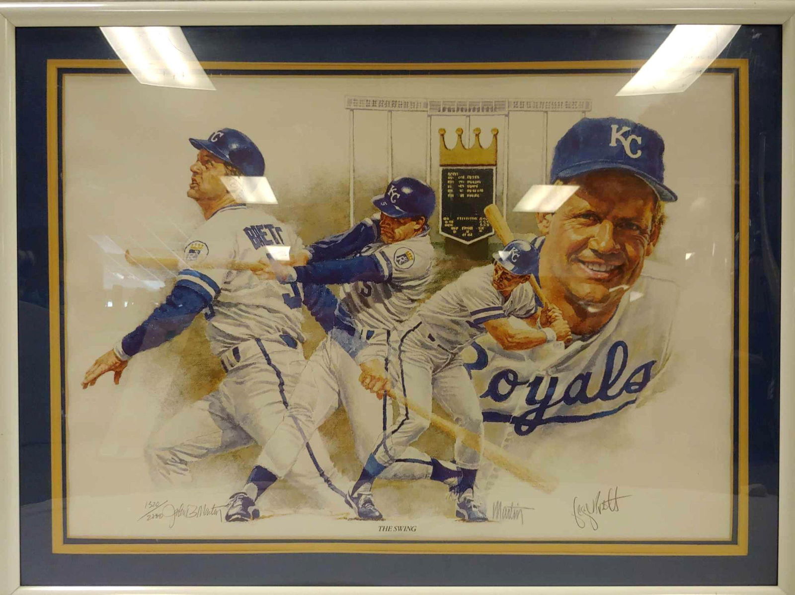 George Brett Signed LE Lithograph (1 of 10)