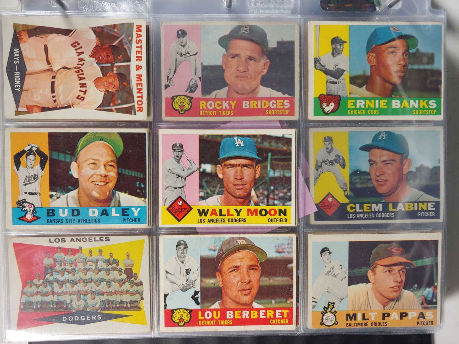1960 Topps Baseball Card Set Starter 265/572 (1 of 9)