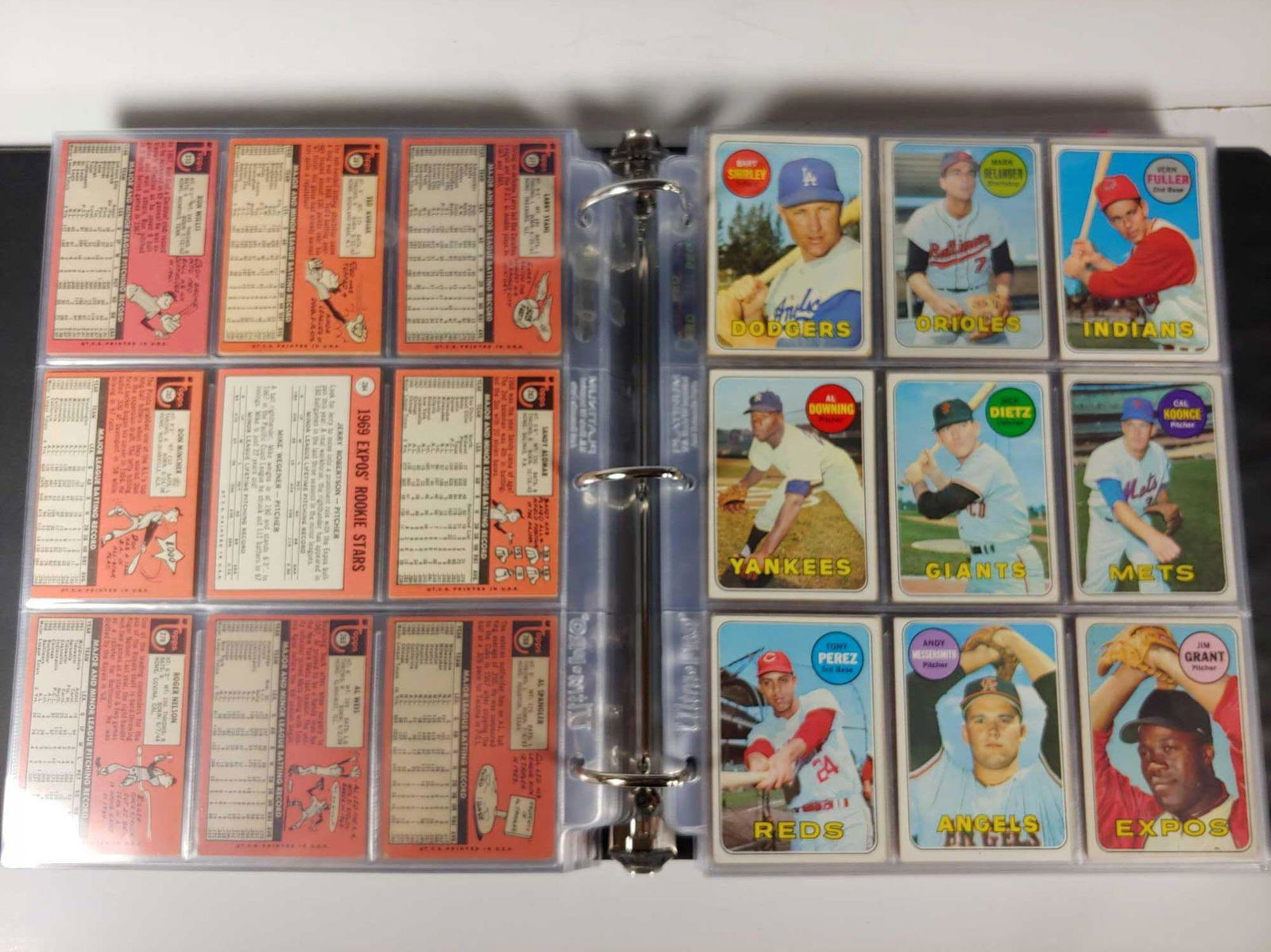 1969 Topps Baseball Card Set Starter 500/664 (1 of 9)