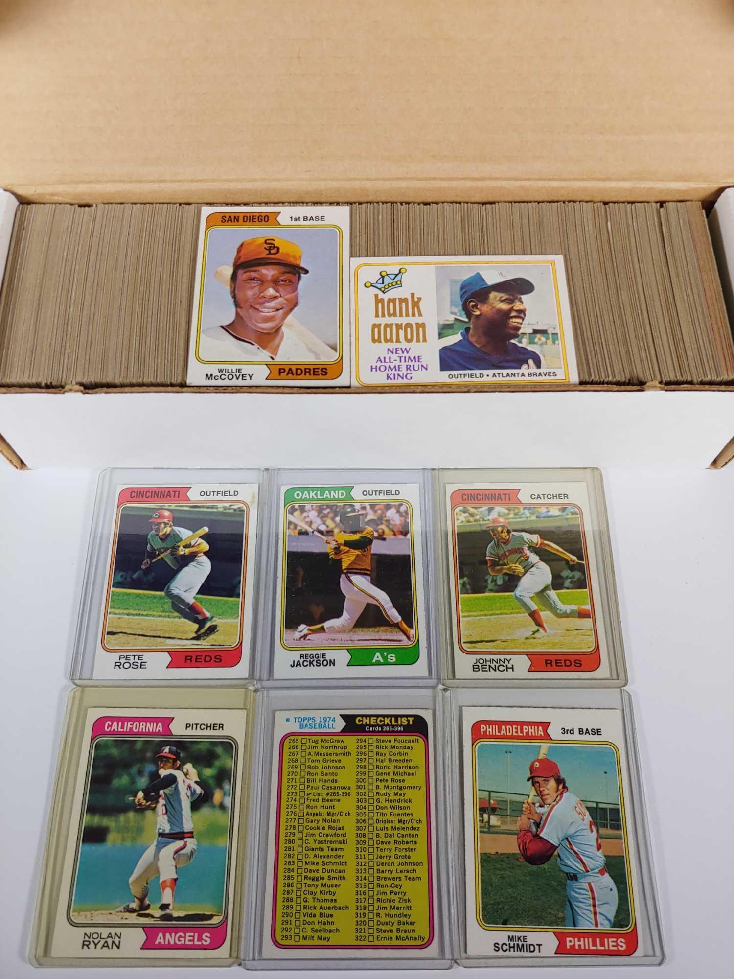 1974 Topps Baseball Card Complete Set (1 of 11)