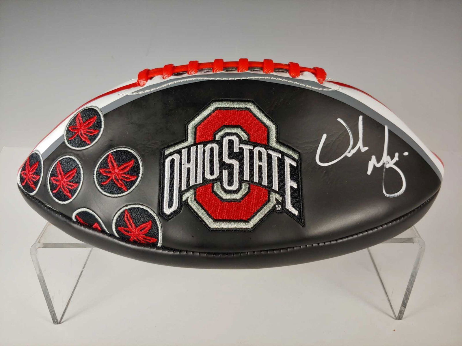 Urban Meyer Signed Black Logo Ball OSU (1 of 9)