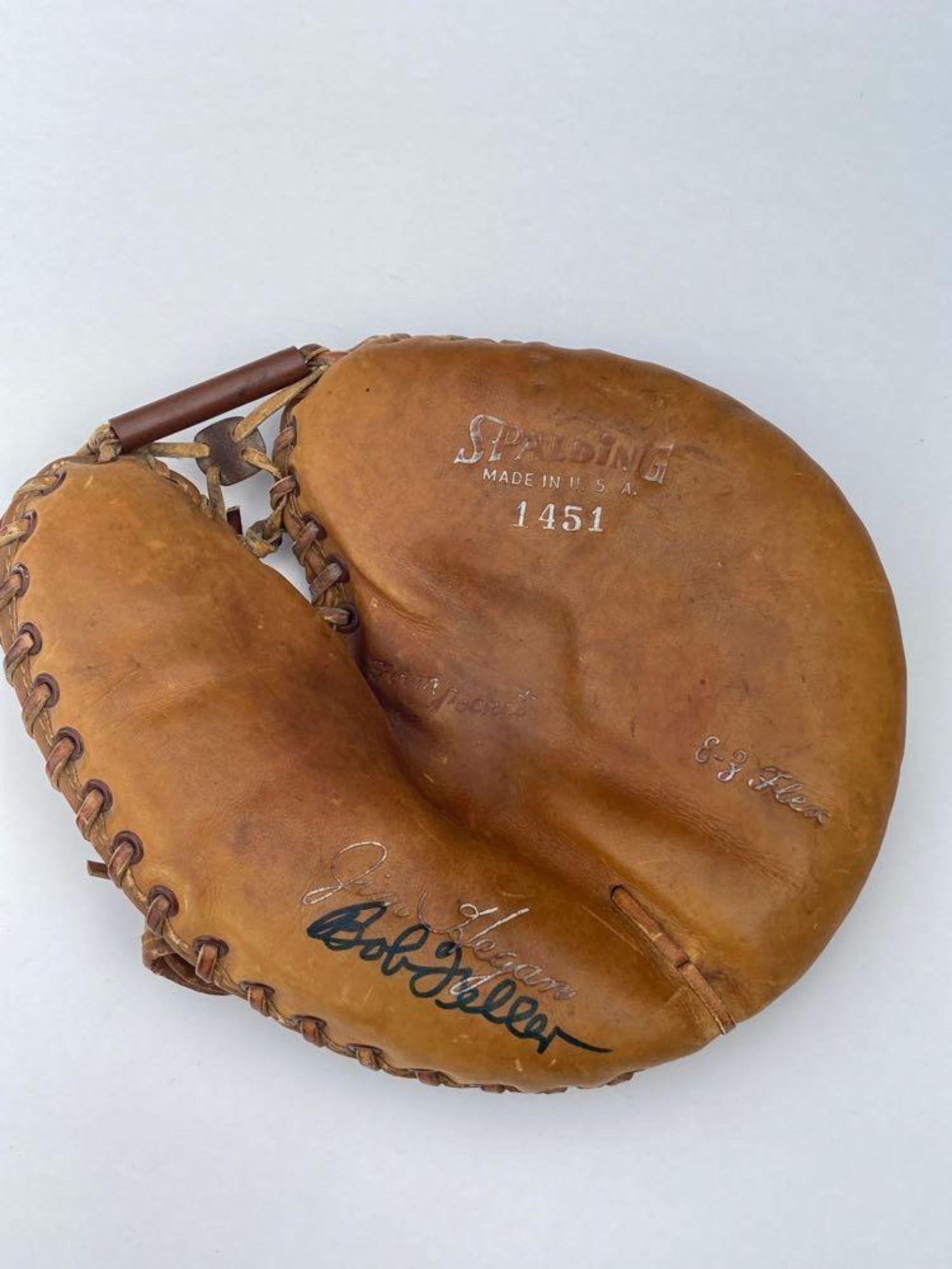 Bob Feller Autographed Vintage Glove (1 of 3)