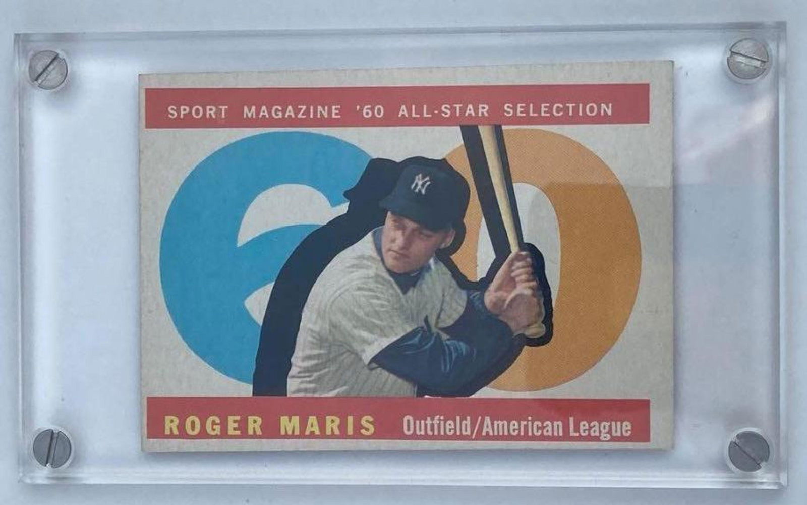 1960 Topps #565 Roger Maris All-Star Card NRMT (1 of 6)