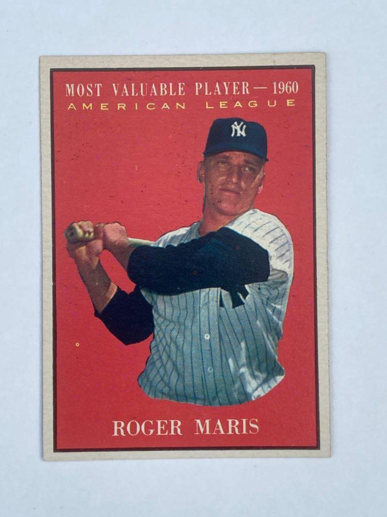 1961 Topps #478 Roger Maris MVP Card NRMT (1 of 6)